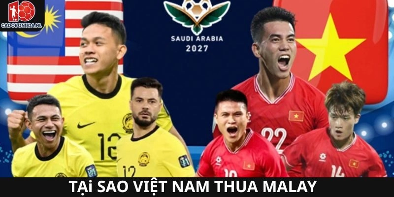 tại sao việt nam thua malay